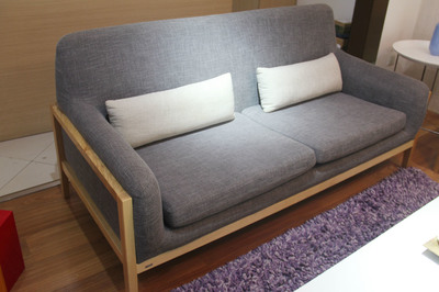 红苹果家具实木布艺组合沙发促销9190元